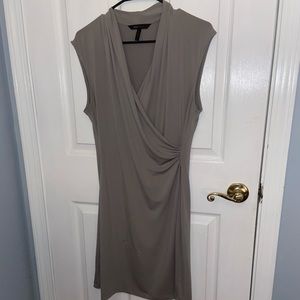 BCBG MazAzria Grey/Green Dress
